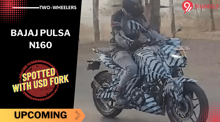 Testing in Progress For Upcoming Bajaj Pulsar N160 - Spotted