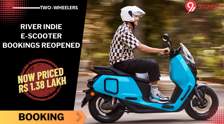 Bookings For River Indie E-Scooter Now Open Again, Priced At Rs 1.38 Lakh