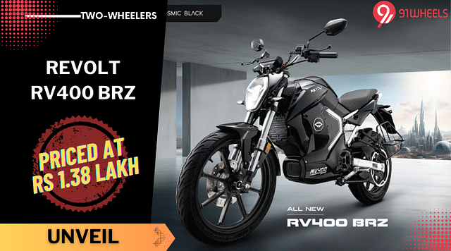 Revolt RV400 BRZ Unveiled, Priced At Rs 1.38 Lakh - Know All Details