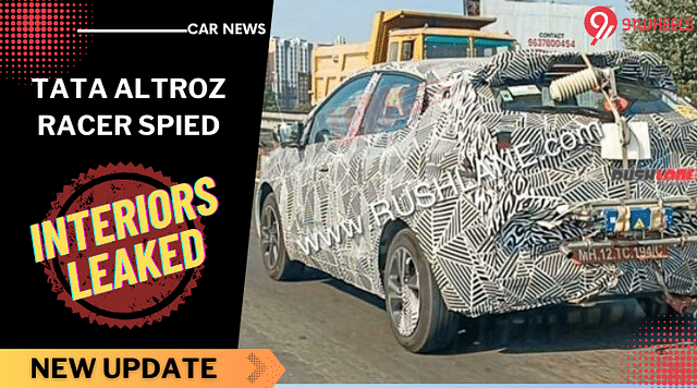 Tata Altroz Racer Spied: Interior Leaks Show Bigger Touchscreen & More