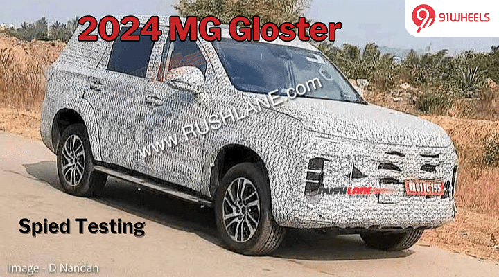 2024 MG Gloster Facelift Spied - New Design Details Revealed