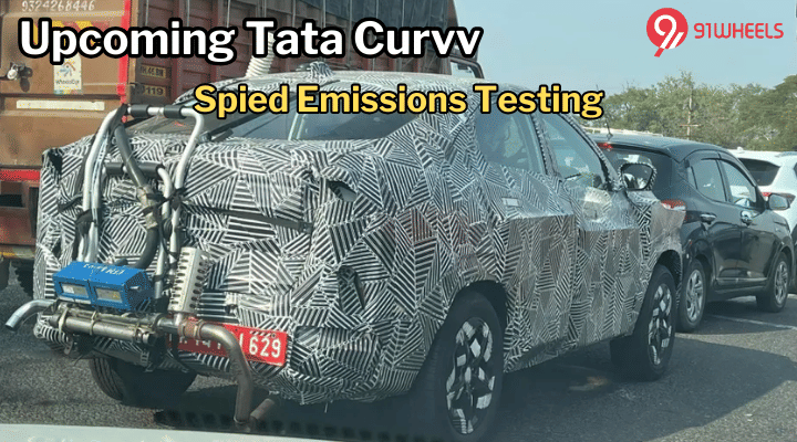 Tata Curvv Spied Emissions Testing: Late 2024 Launch Expected Tata Curvv Spied Emissions Testing: Late 2024 Launch Expected