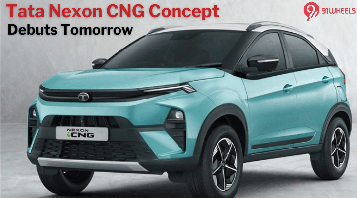 Tata Nexon CNG Concept Debuts Tomorrow At Bharat Mobility Global Expo Tata Nexon CNG Concept Debuts Tomorrow At Bharat Mobility Global Expo