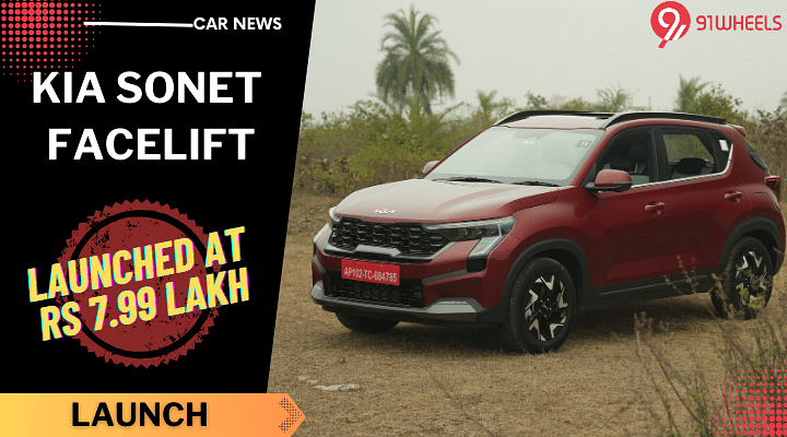 KIA Sonet Facelift Launched At Rs 7.99 Lakh - Gets ADAS, New Features & More