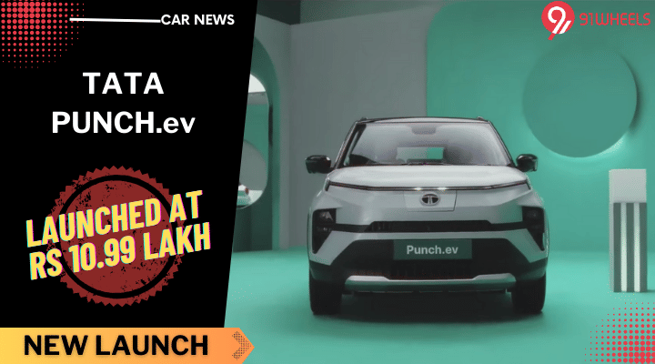 Tata Punch.ev Launched At Rs 10.99 Lakh, Gets 421 Km Range Tata Punch.ev Launched At Rs 10.99 Lakh, Gets 421 Km Range
