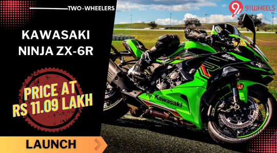 Kawasaki Ninja ZX-6R Launched in India For Rs 11.09 Lakh Kawasaki Ninja ZX-6R Launched in India For Rs 11.09 Lakh