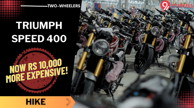 Triumph Speed 400 Gets Rs 10,000 Price Hike Starting January 1st!