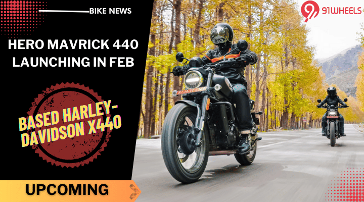 Hero Mavrick 440 Roadster Set For February Launch - Based On Harley X440 Hero Mavrick 440 Roadster Set For February Launch - Based On Harley X440
