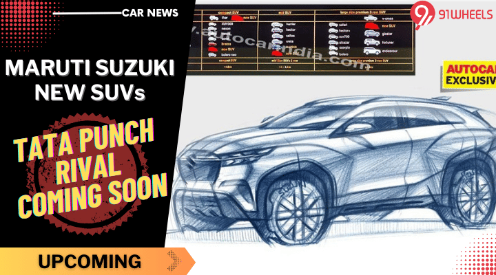 Maruti Suzuki Developing Tata Punch Rival, 7-Seater Grand Vitara Maruti Suzuki Developing Tata Punch Rival, 7-Seater Grand Vitara