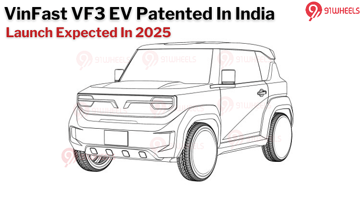 VinFast VF3 EV Patented In India, Launch Expected In 2025 VinFast VF3 EV Patented In India, Launch Expected In 2025
