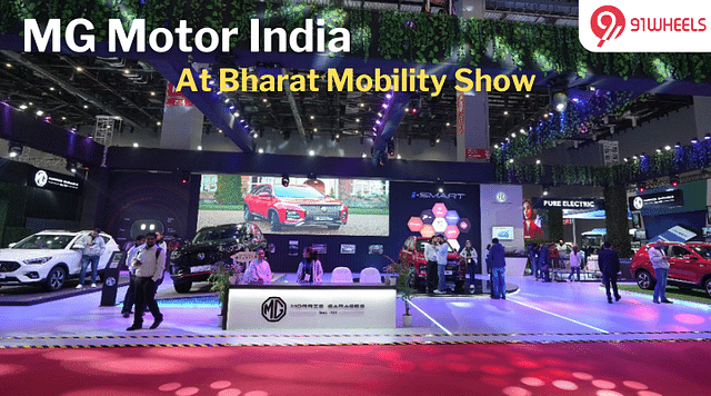 MG Motor India At Bharat Mobility Expo 2024 - Showcase Five Models