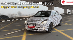 2024 Maruti Swift Facelift Spotted Alongside Current Model: Looks Bigger!
