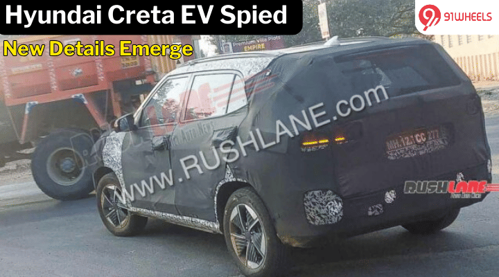Hyundai Creta EV Spied Based On 2024 Facelift Styling: More Details Out Hyundai Creta EV Spied Based On 2024 Facelift Styling: More Details Out