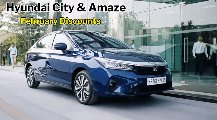 Feb Discounts: Honda City And Amaze - Savings Of Up To Rs 1.11 Lakh