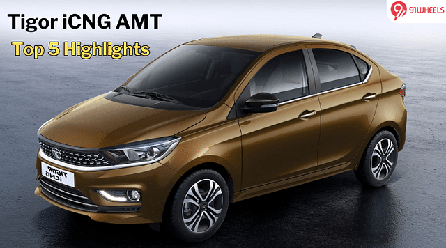 Tata Tigor iCNG AMT Launched - Top 5 Highlights Of India's First CNG AMT