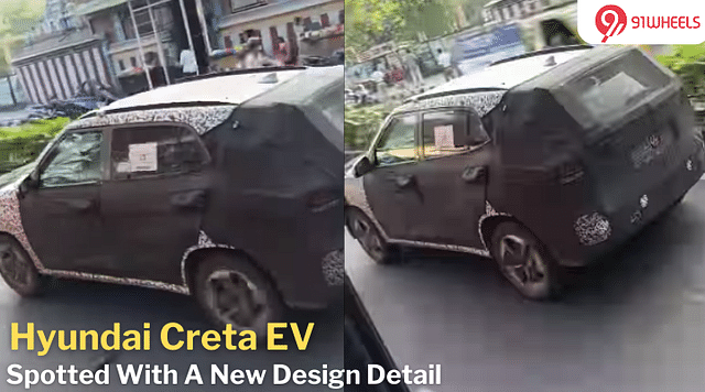 Hyundai Creta EV Spotted Once Again, Reveals New Alloy Design