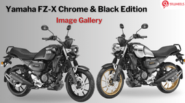 Feast Your Eyes With Yamaha FZ-X Chrome And Black Edition Image Gallery