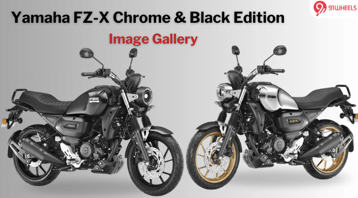 Feast Your Eyes With Yamaha FZ-X Chrome And Black Edition Image Gallery