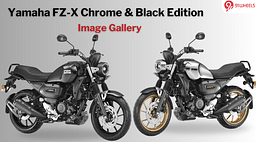 Feast Your Eyes With Yamaha FZ-X Chrome And Black Edition Image Gallery