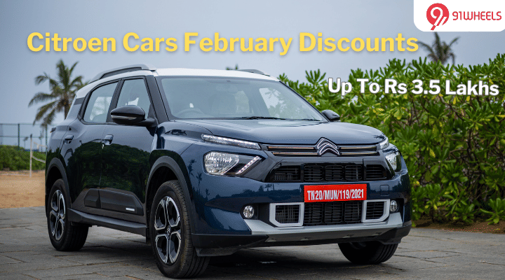 Citroen C3 Aircross & More Available With Discounts Of Up To Rs 3.5 Lakhs Citroen C3 Aircross & More Available With Discounts Of Up To Rs 3.5 Lakhs