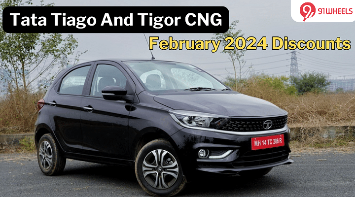 Tata Tiago CNG & Tata Tigor CNG February Discounts Touches Rs. 75,000