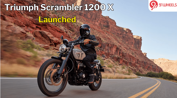 Triumph Scrambler 1200 X launched, Starting At Rs 11.83 lakh Triumph Scrambler 1200 X launched, Starting At Rs 11.83 lakh