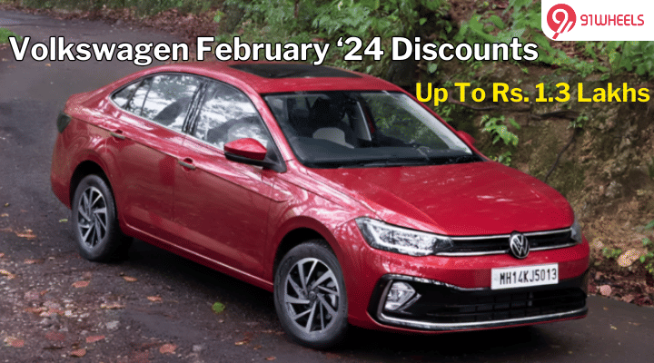 Volkswagen Taigun, Virtus  Attracts Discounts Upto Rs 1.3 Lakhs In Feb '24 Volkswagen Taigun, Virtus  Attracts Discounts Upto Rs 1.3 Lakhs In Feb '24