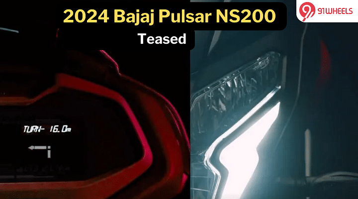2024 Bajaj Pulsar NS200 Teased: Digital Display, Navigation, & More