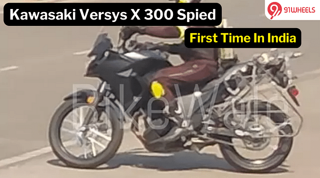 First Glimpse! Kawasaki Versys X 300 Spotted Testing: Launch Soon