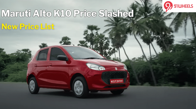 Maruti Alto K10 Price Slashed For Select Variants: Check New Price