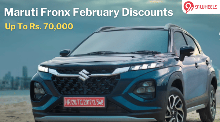 Maruti Fronx February '24 Discounts Of Up To Rs. 70,000: Details