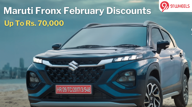 Maruti Fronx February '24 Discounts Of Up To Rs. 70,000: Details