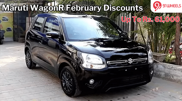 Maruti WagonR Attracts Discounts Of Up To Rs. 61,000 In February 2024
