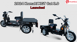 2024 Komaki XGT Cat 3.0 Launched, Priced At Rs 1.06 Lakh - 180 Km Range