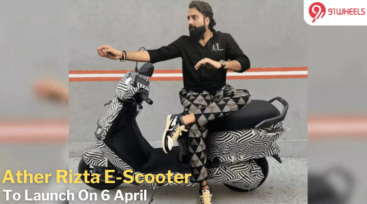 Ather Rizta Family Electric Scooter To Launch On 6 April Ather Rizta Family Electric Scooter To Launch On 6 April