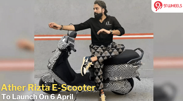 Ather Rizta Family Electric Scooter To Launch On 6 April