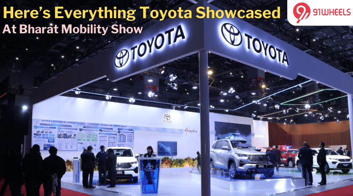Here’s Everything Toyota Has Showcased In Bharat Mobility Show Here’s Everything Toyota Has Showcased In Bharat Mobility Show