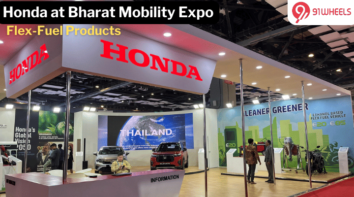 Honda CB300F Flex-Fuel Showcased at Bharat Mobility Expo 2024 Honda CB300F Flex-Fuel Showcased at Bharat Mobility Expo 2024