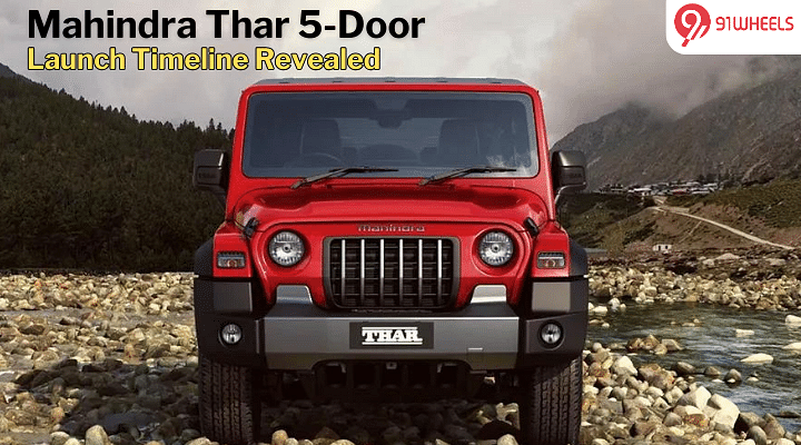 Mahindra Thar 5-Door Launch Timeline Revealed Officially