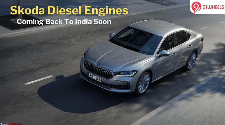 Skoda To Bring Back Diesel Engines In India - Confirmed Officially! Skoda To Bring Back Diesel Engines In India - Confirmed Officially!