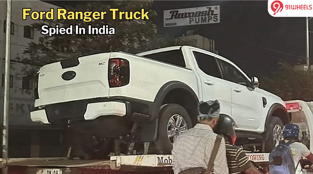 2024 Ford Endeavour Pickup Truck Spied For The First Time In India