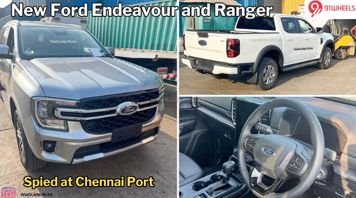 2024 Ford Endeavour and Ranger Pickup Spied Again In Chennai