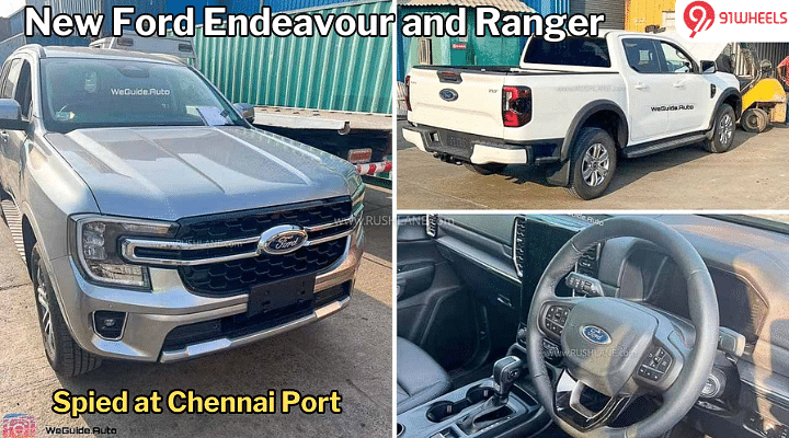 2024 Ford Endeavour and Ranger Pickup Spied Again In Chennai