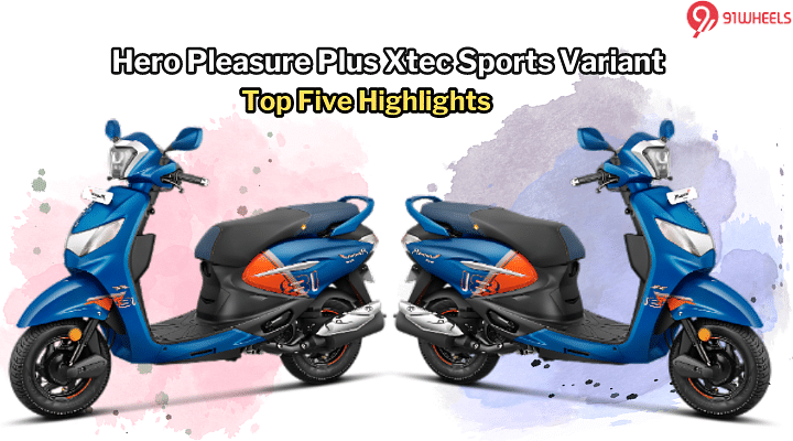 Hero Pleasure Plus Xtec Sports Variant Launched - Know The Top Highlights