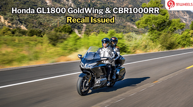 Honda GL1800 GoldWing And CBR1000RR Recalled: Is Your Motorcycle On The List?