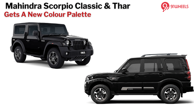 Mahindra Thar & Scorpio Classic Gets A New Colour Palette