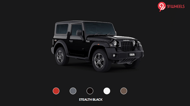 Mahindra Thar Stealth Black