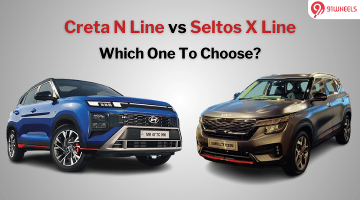 Hyundai Creta N Line vs Kia Seltos X Line: Power, Features & More Hyundai Creta N Line vs Kia Seltos X Line: Power, Features & More