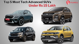 Top 5 Most Tech Advanced SUVs In 2024 Under Rs 15 Lakh
