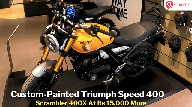 Custom-Painted Triumph Speed 400 & Scrambler 400X At Rs 15,000 More